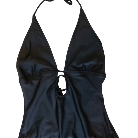 Sabree Black Cut Out One Piece Swimsuit - Picture 7 of 8